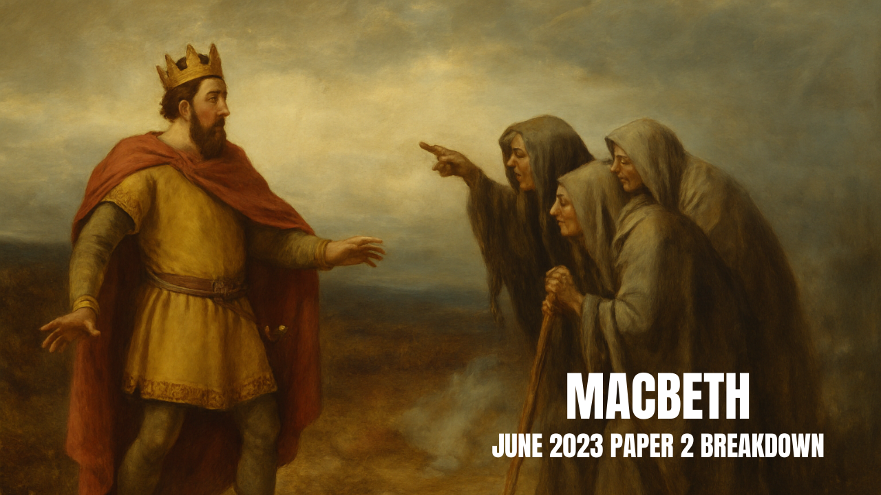 Macbeth Grade 9 Model Answer June 2023 Paper 2