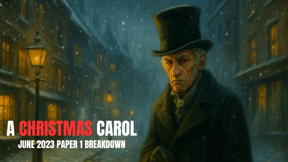 A Christmas Carol Grade 9 Model Answer June 2023 Paper 1