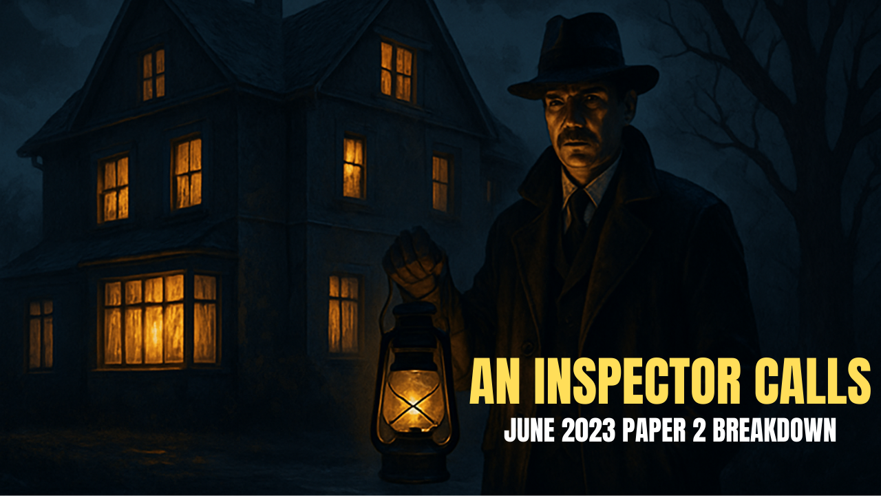 An Inspector Calls Grade 9 Model Answer June 2023 Paper 2