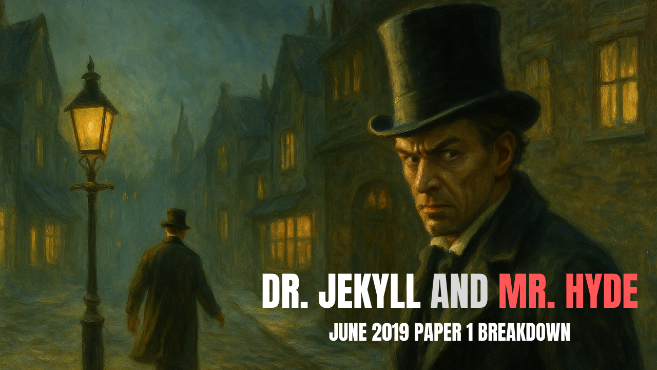 Dr. Jekyll and Mr. Hyde Grade 9 Model Answer June 2019 Paper 1