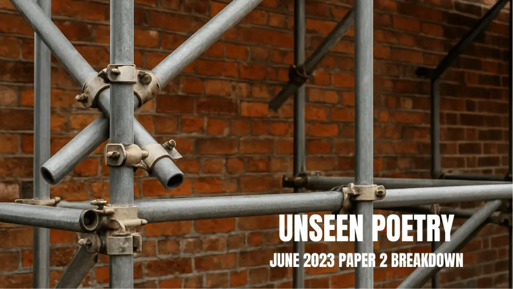 Unseen Poetry Grade 9 Model Answer June 2023 Paper 2